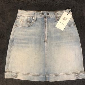 NWT - 7 for all mankind Jean Skirt size 23